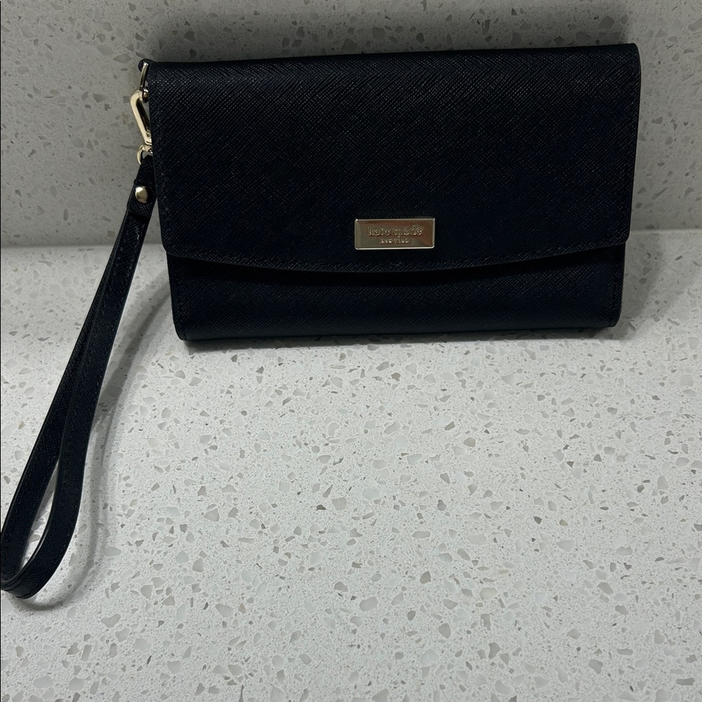 Michael Kors Black Wristlet Clutch